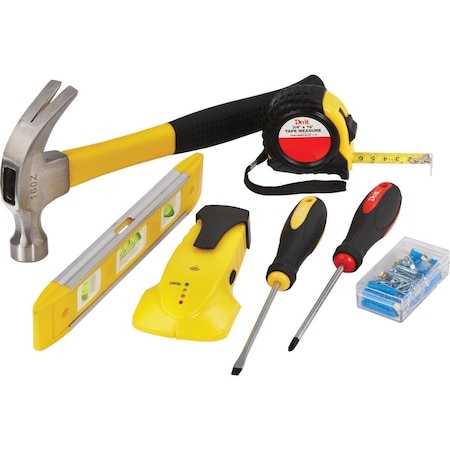 All-Source Home Tool Set with Hanging Hardware 7-Piece 13.5